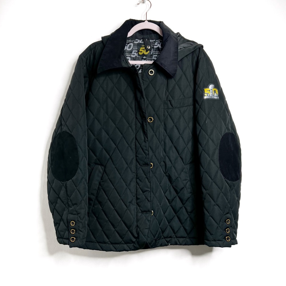 NFL Super Bowl 50 Golden Anniversary Quilted Winter Coat